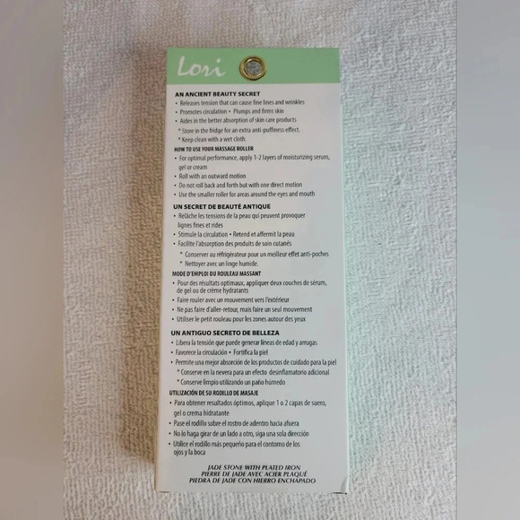 New in  box Lori Jade Face Massage Roller Beauty Face Treatment - Picture 2 of 10